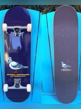 ANTI HERO SKATEBOARDS DELUXE PIGEON COMPLETE SKATEBOARD 8.5” THUNDER 149 TRUCKS